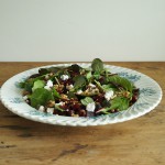 Salade van linzen en rode biet