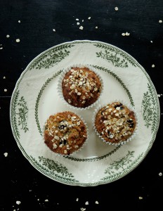 Gezonde bosbessen muffins